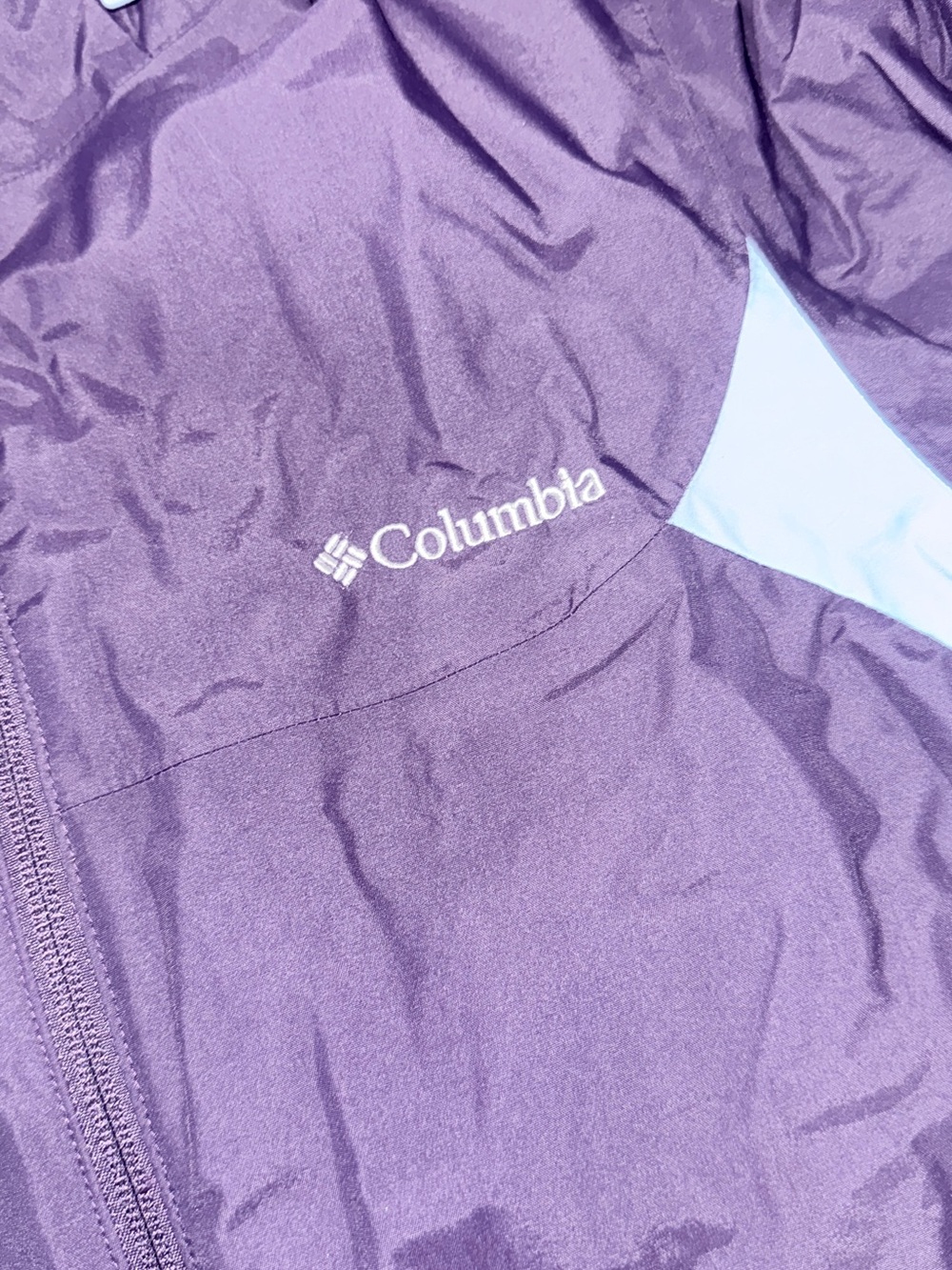 Columbia Purple and Light Blue Hooded Jacket - Picture 2 of 5